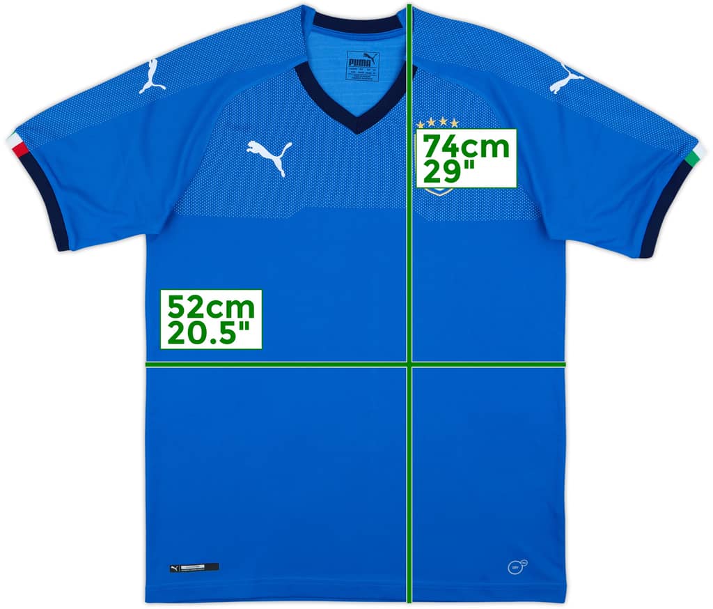 2018-19 Italy Home Shirt - 10/10 - (M)
