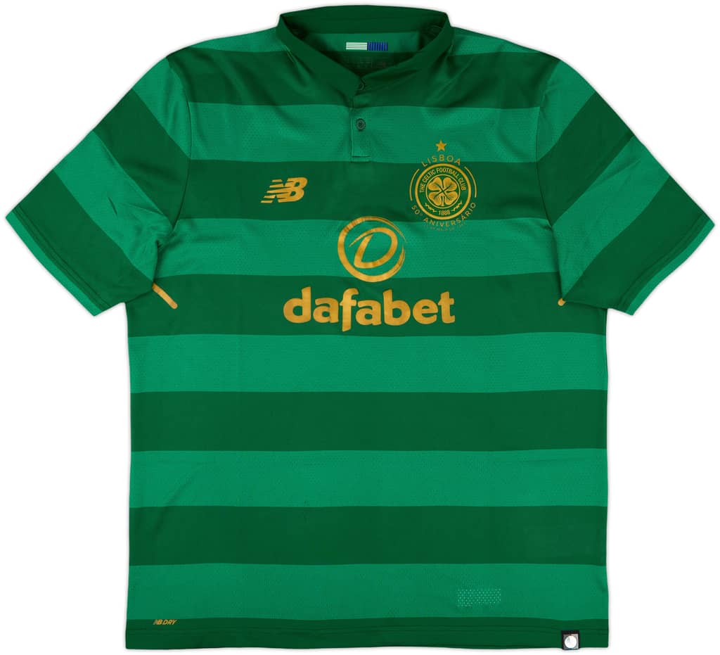 2017-18 Celtic 'Lisbon Lions 50th Anniversary' Away Shirt - 8/10 - (XL)