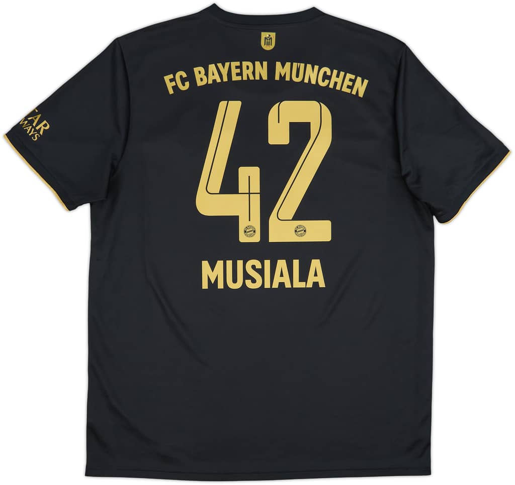 2021-22 Bayern Munich Away Shirt Musiala #42 - 8/10 - (XL)