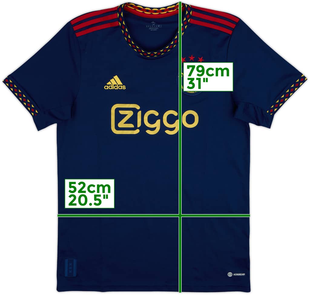 2022-23 Ajax Away Shirt - 8/10 - (M)