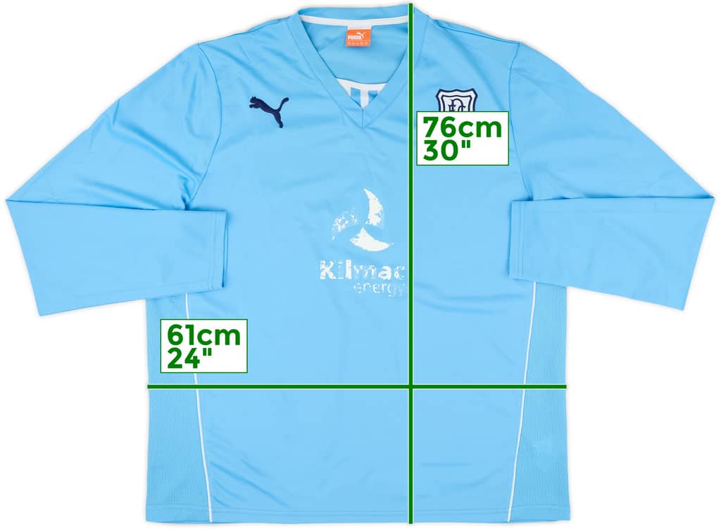 2013-14 Dundee FC Away L/S Shirt - 4/10 - (XXL)