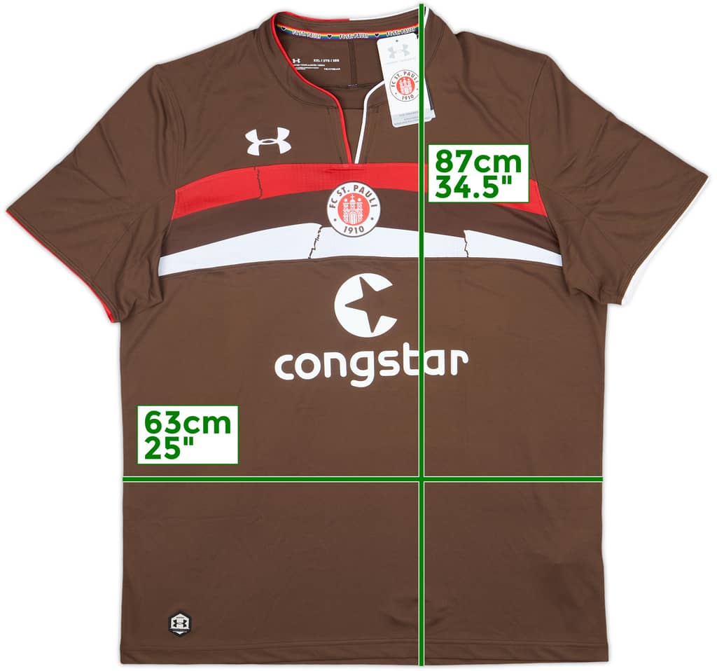 2018-19 St Pauli Home Shirt (XXL)