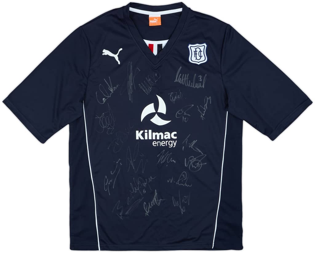2013-14 Dundee FC Squad Signed Home Shirt - 9/10 - (L)