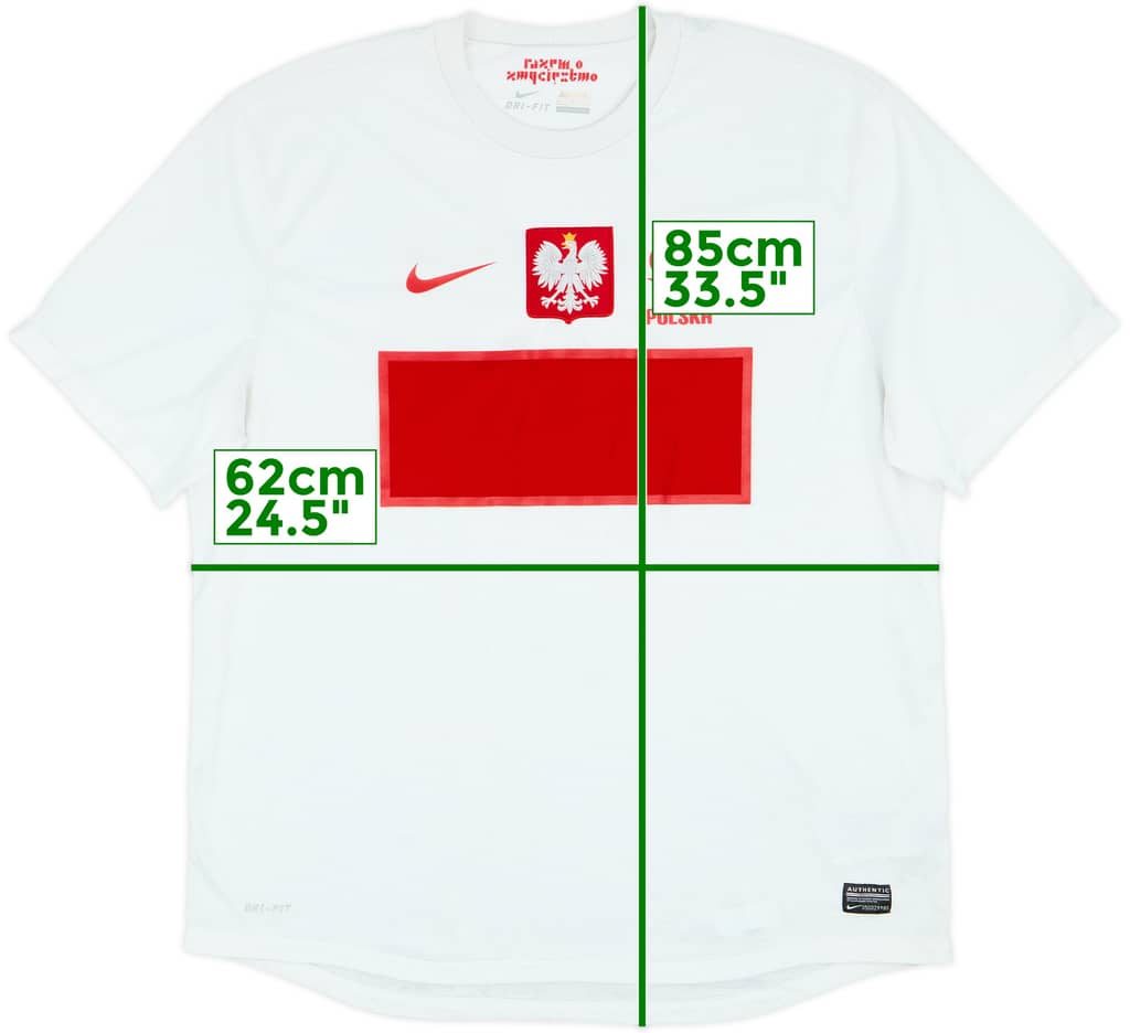 2012-13 Poland Home Shirt - 8/10 - (XXL)