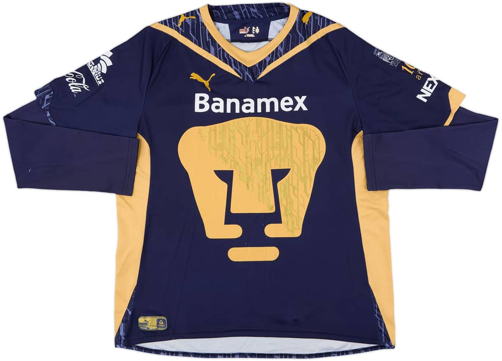 2009-10 UNAM Pumas Away L/S Shirt - 8/10 - (XL)