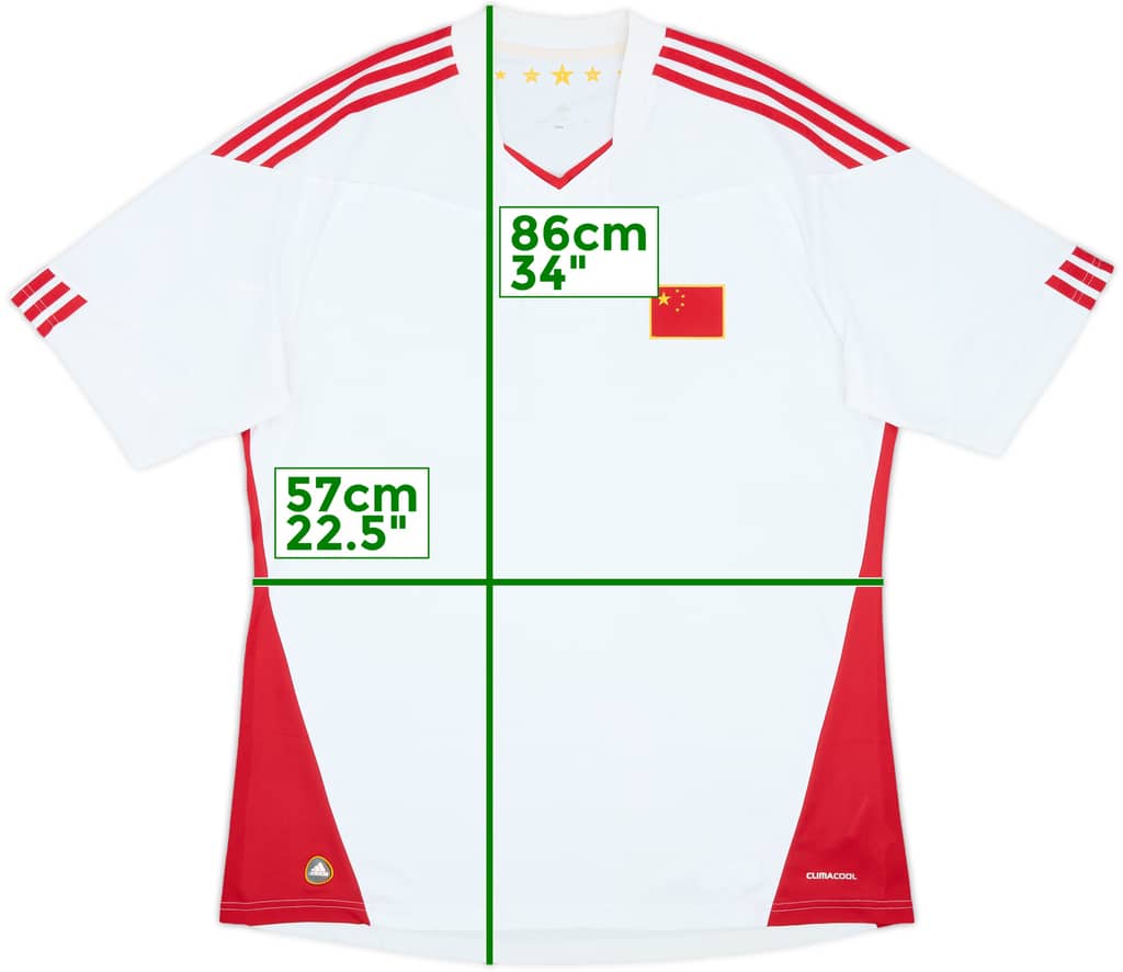 2010-12 China Away Shirt - 7/10 - (XL)
