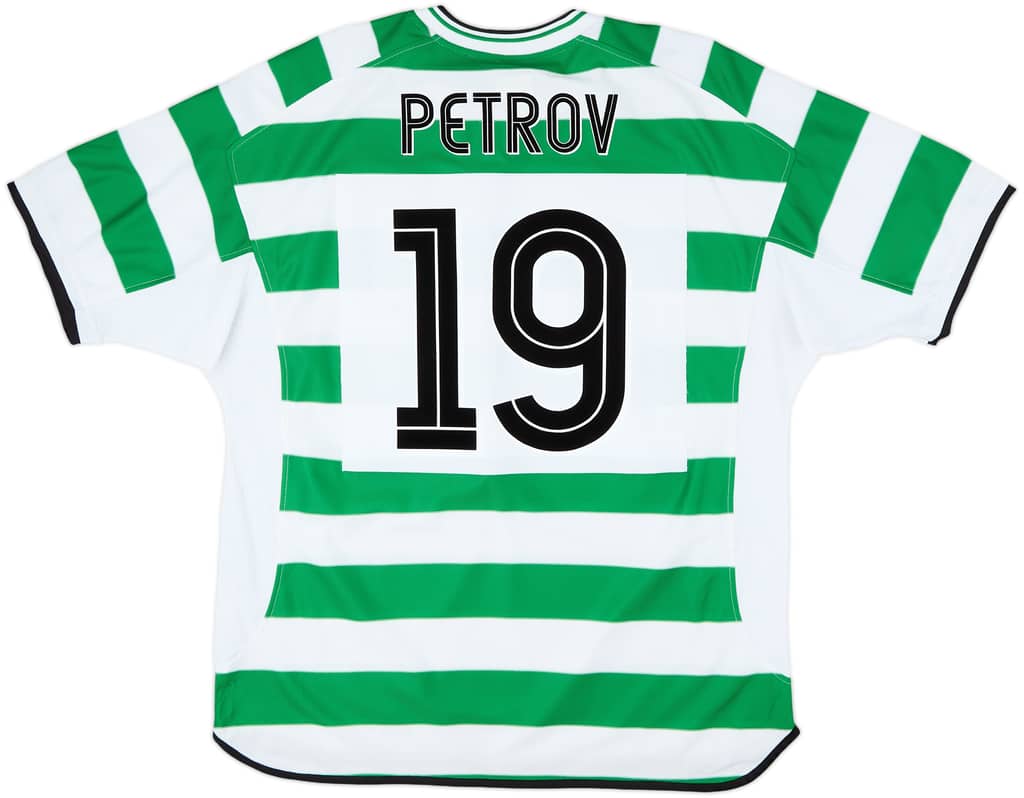 2001-03 Celtic Home Shirt Petrov #19 - 10/10 - (XL)