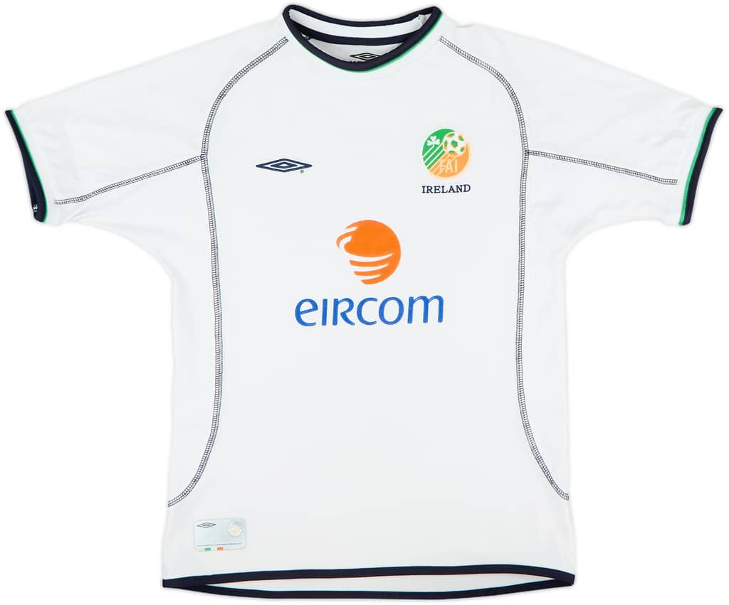 2002-03 Ireland Umbro Training Shirt - 6/10 - (L.Boys)