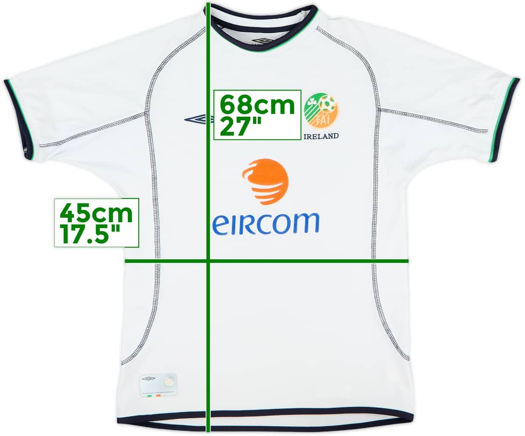 2002-03 Ireland Umbro Training Shirt - 6/10 - (L.Boys)