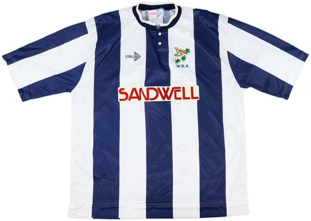 1990-91 West Brom Home Shirt - 8/10 - (XL)