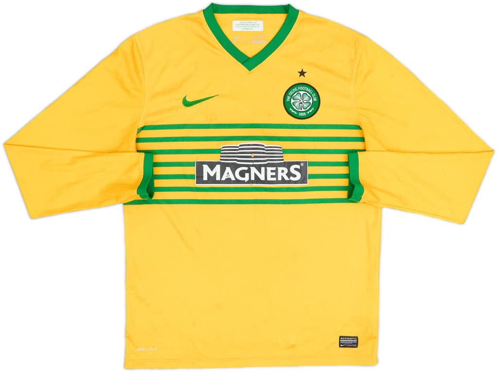 2013-14 Celtic Away L/S Shirt - 5/10 - (M)