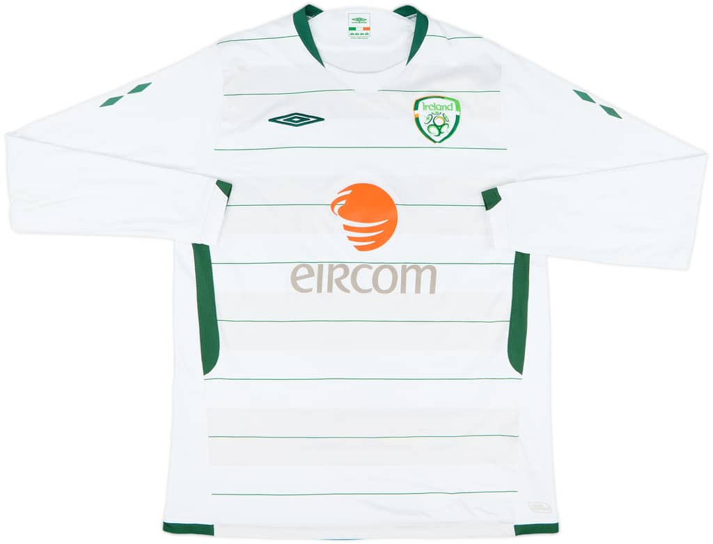 2009-10 Ireland Away L/S Shirt - 8/10 - (L)