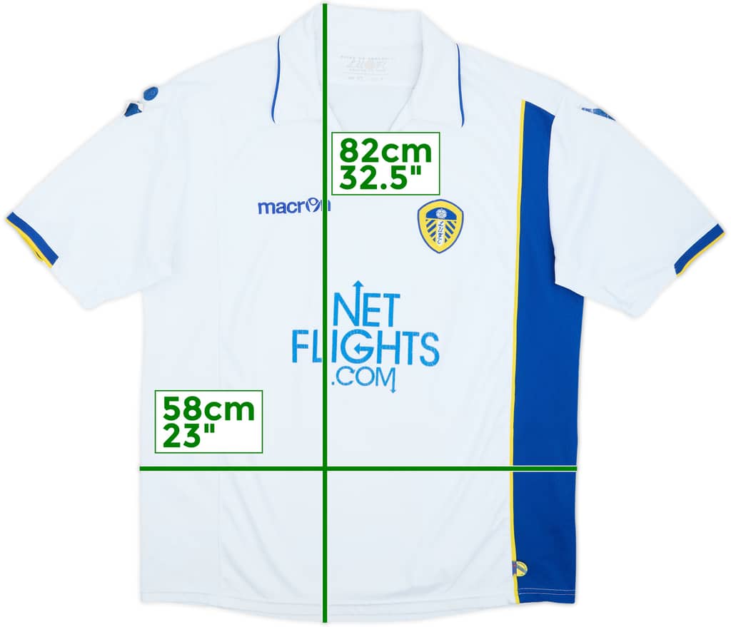 2009-10 Leeds United Home Shirt - 4/10 - (L)