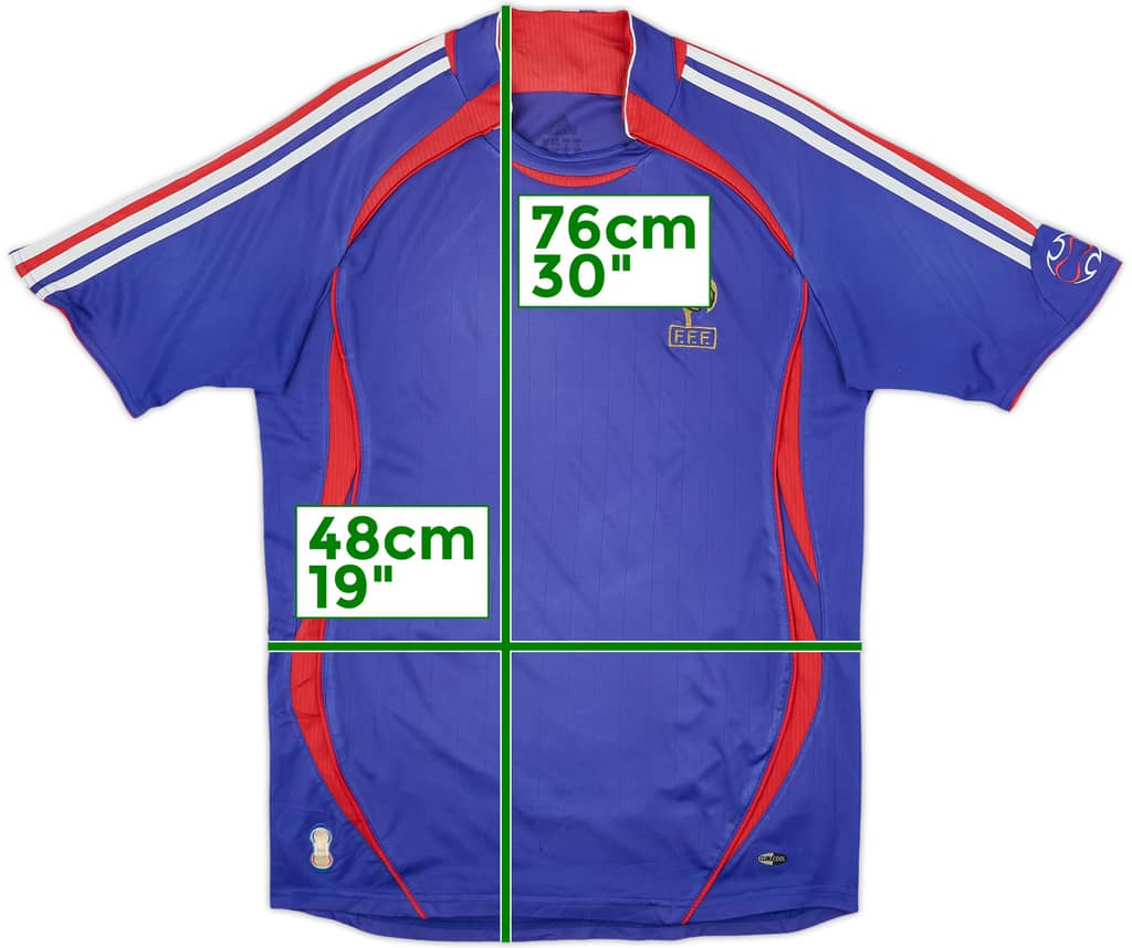 2006-07 France Home Shirt - 5/10 - (S)