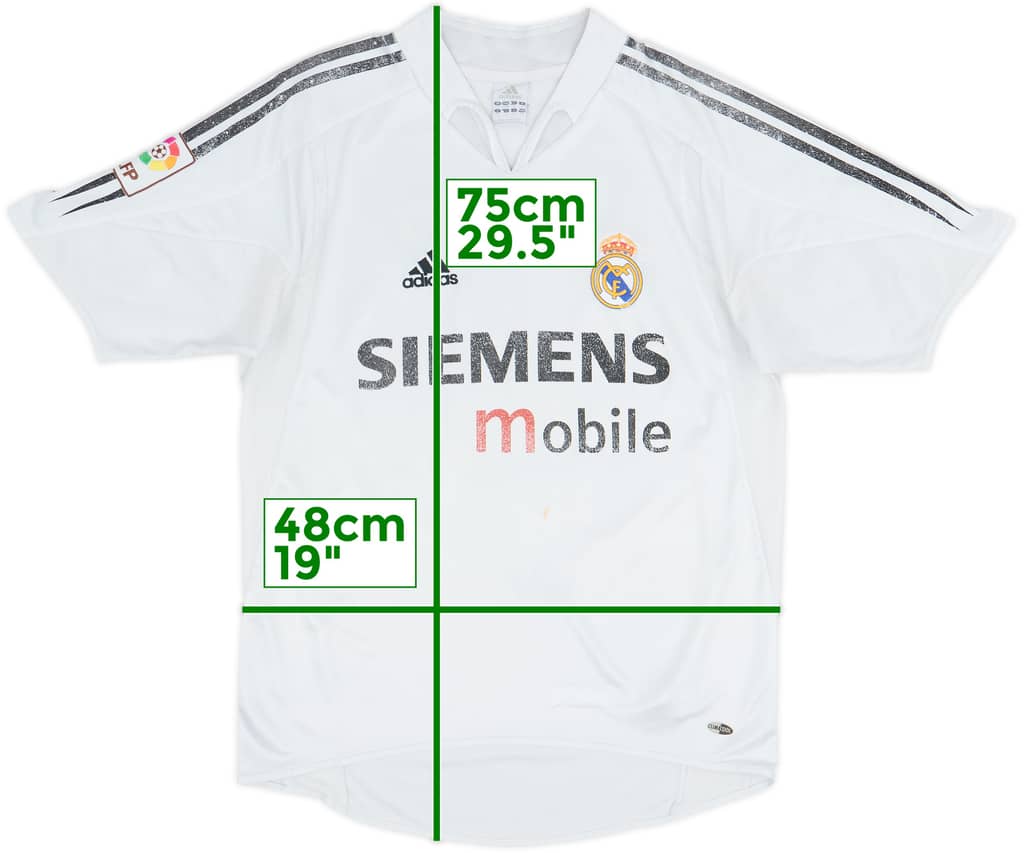 2004-05 Real Madrid Camiseta Local - 5/10 - (S)