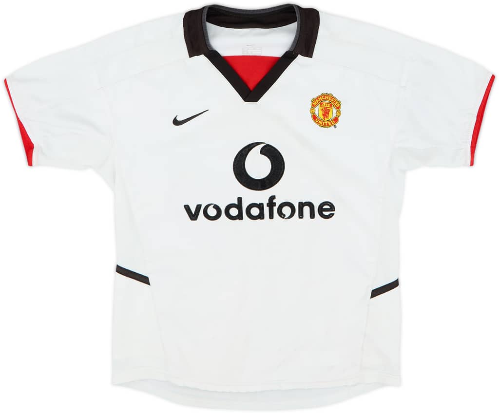 2002-03 Manchester United Away Shirt - 7/10 - (S.Boys)