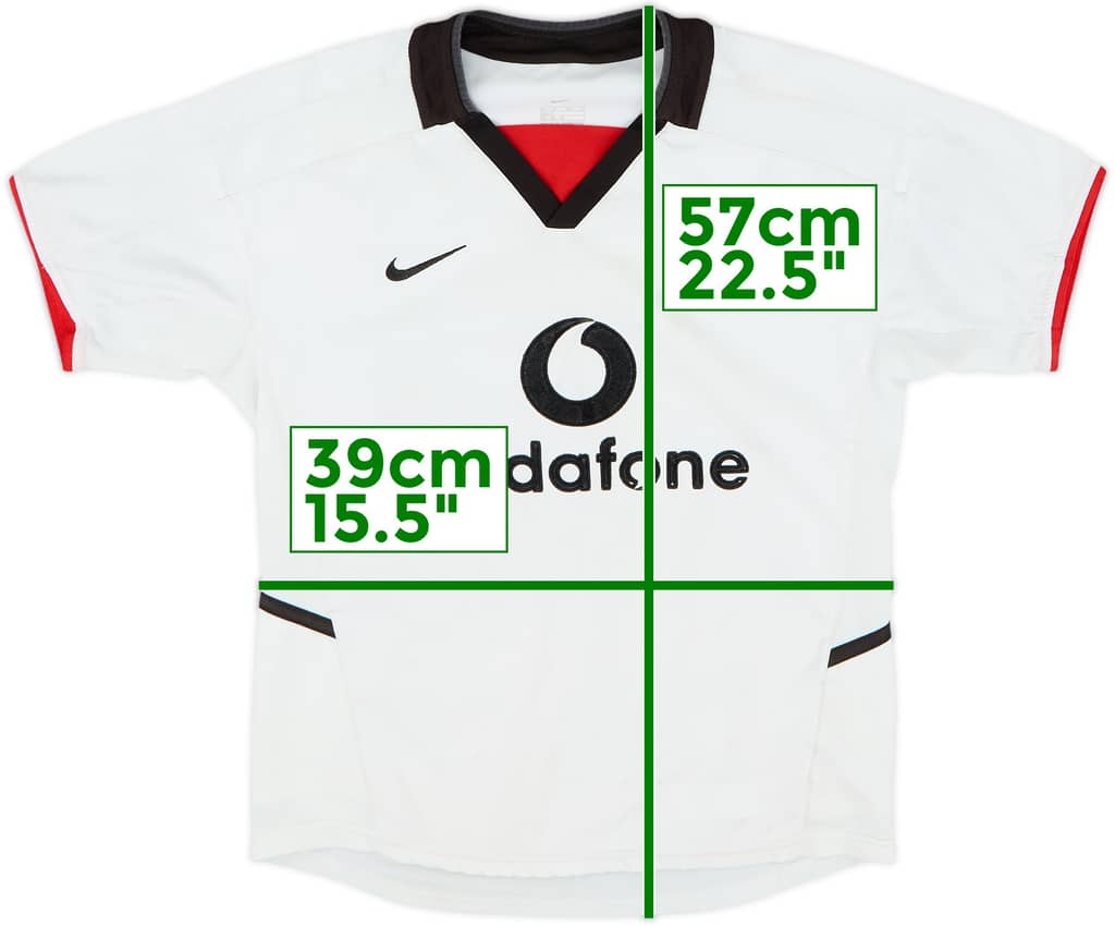 2002-03 Manchester United Away Shirt - 7/10 - (S.Boys)