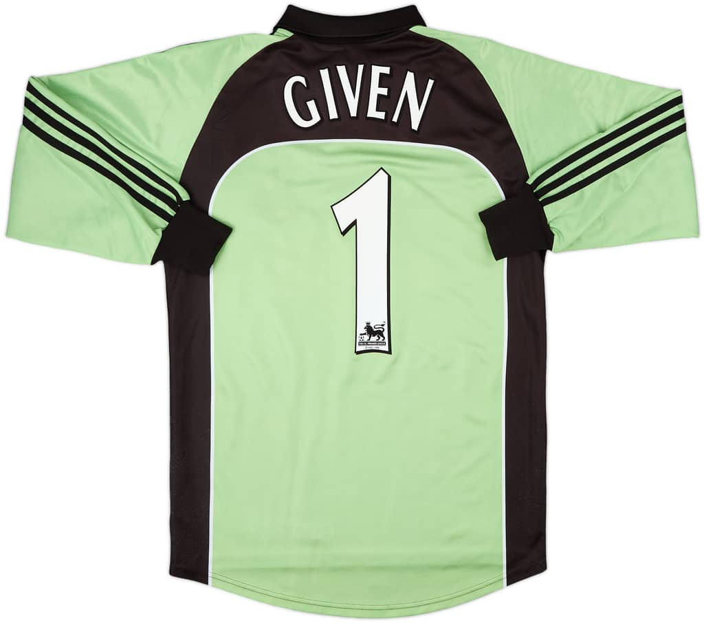 2000-01 Newcastle GK Shirt Given #1 - 5/10 - (S)