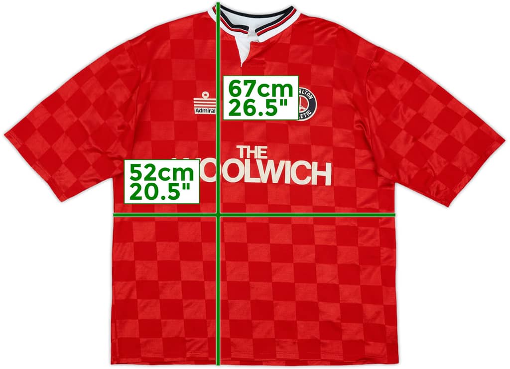 1989-91 Charlton Home Shirt - 9/10 - (M)