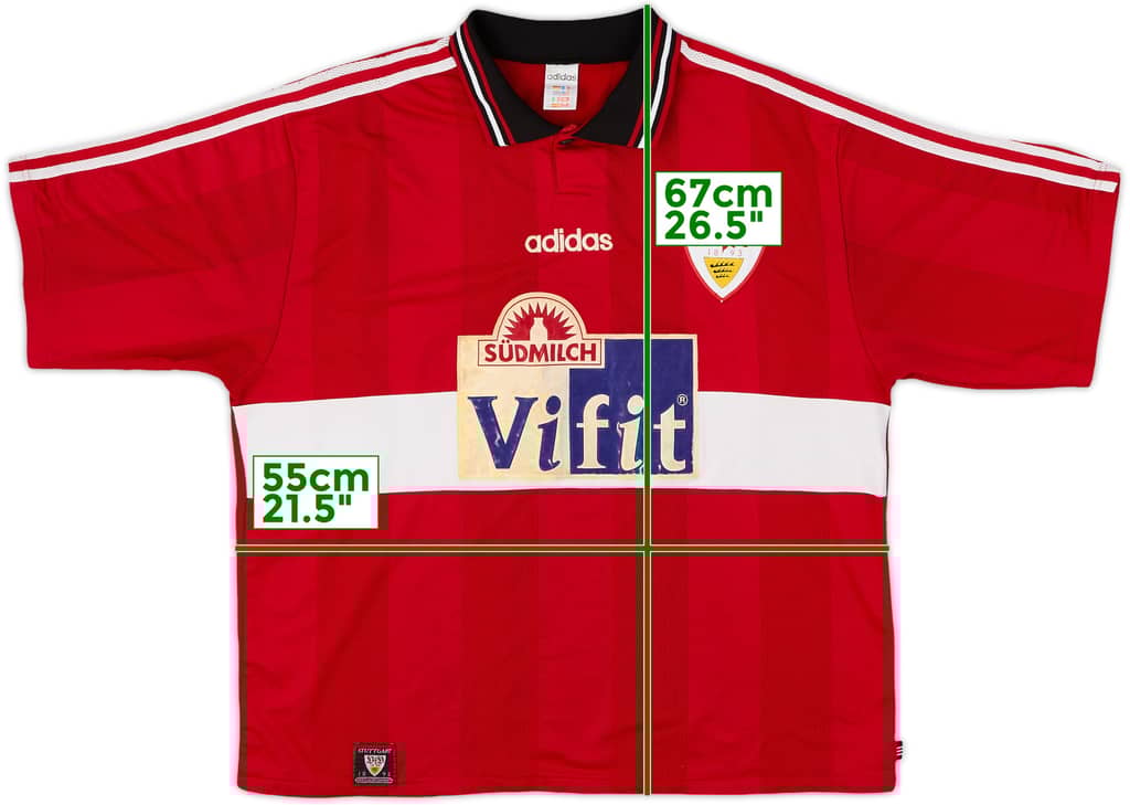 1996-97 Stuttgart Away Shirt - 6/10 - (XXL)