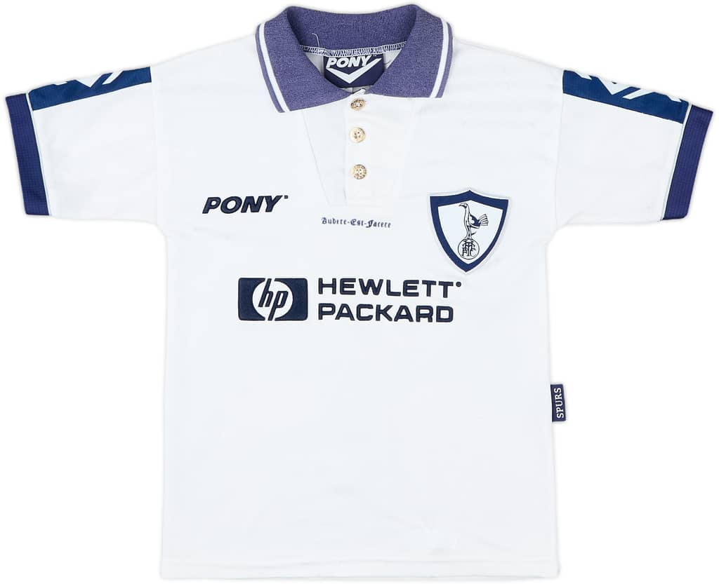 1995-97 Tottenham Home Shirt - 8/10 - (S.Boys)
