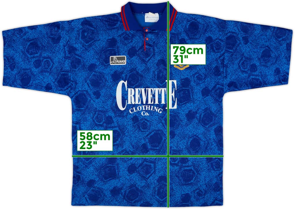 1994-95 Southend Home Shirt - 8/10 - (XL)