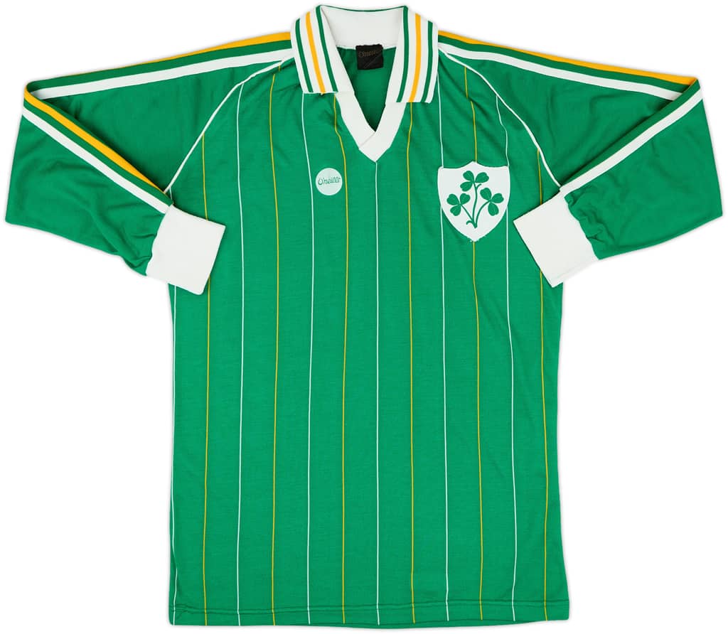 1983-84 Ireland Home L/S Shirt - 9/10 - (L)