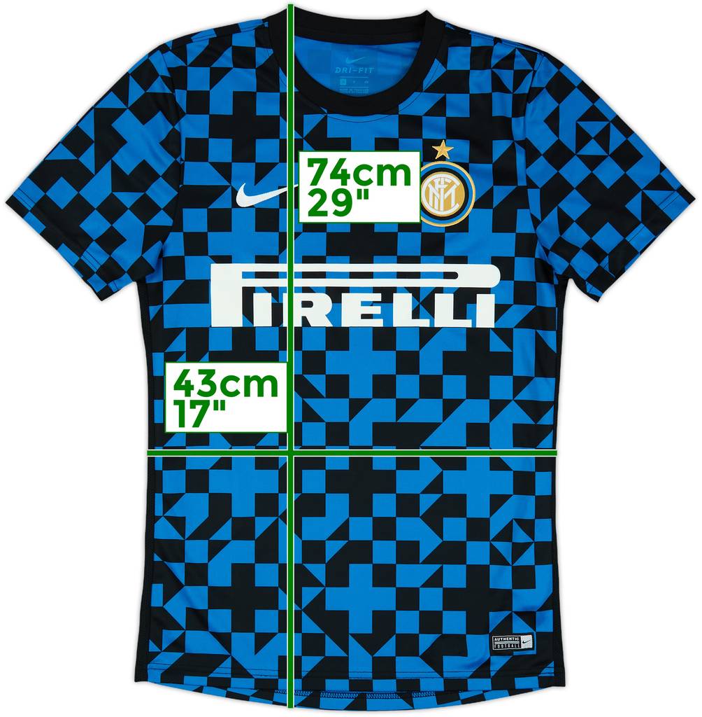 2019-20 Inter Milan Nike Training Shirt - 8/10 - (S)