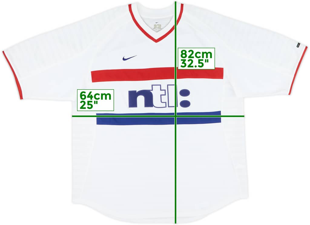 2000-01 Rangers Away Shirt - 10/10 - (XL)