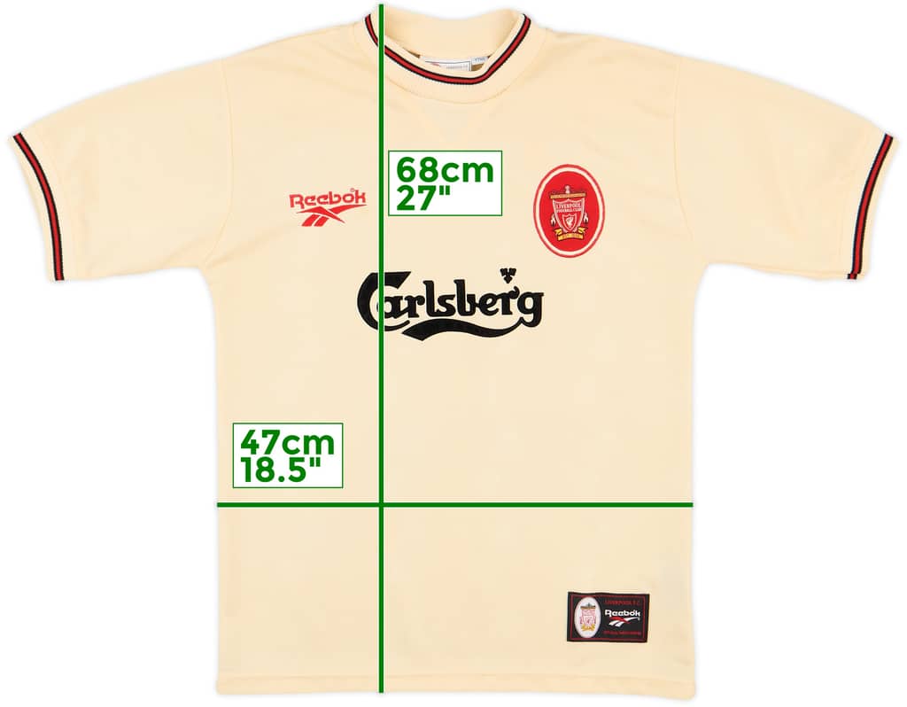 1996-97 Liverpool Away Shirt - 9/10 - (Y)