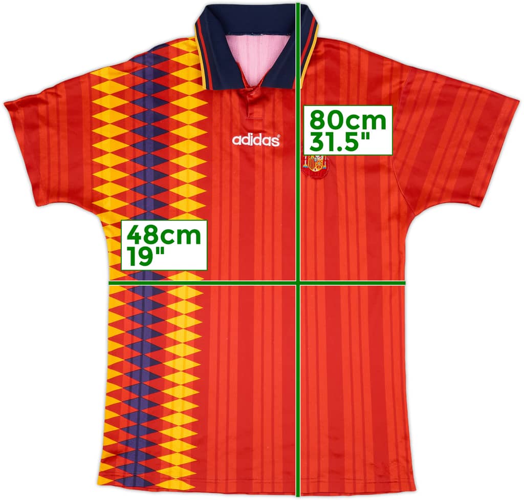 1994-96 Spain Home Shirt - 8/10 - (M)