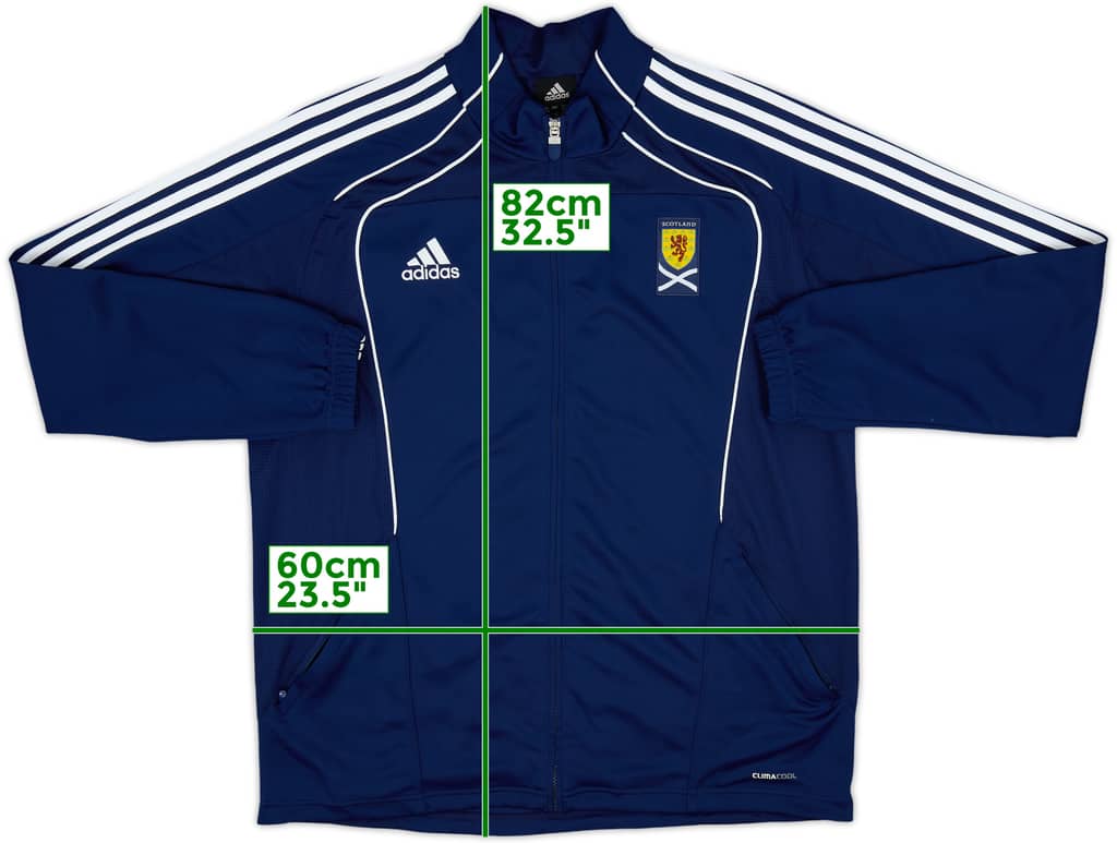 2010-11 Scotland adidas Track Jacket - 10/10 - (XL)