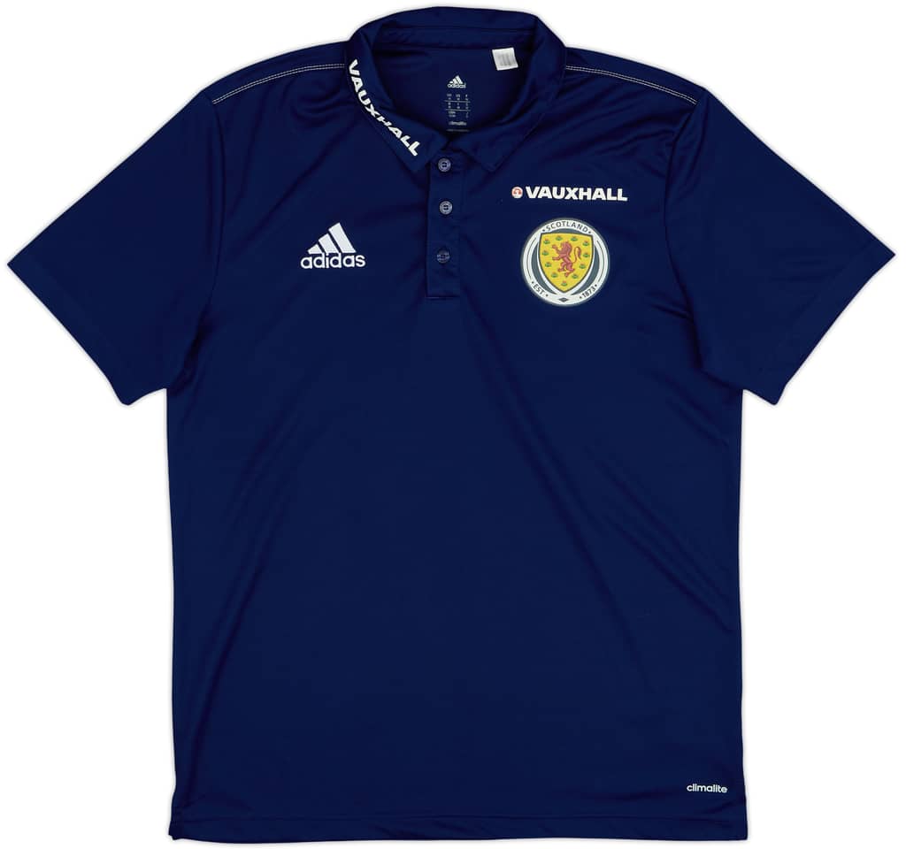 2015-16 Scotland adidas Polo Shirt - 8/10 - (M)