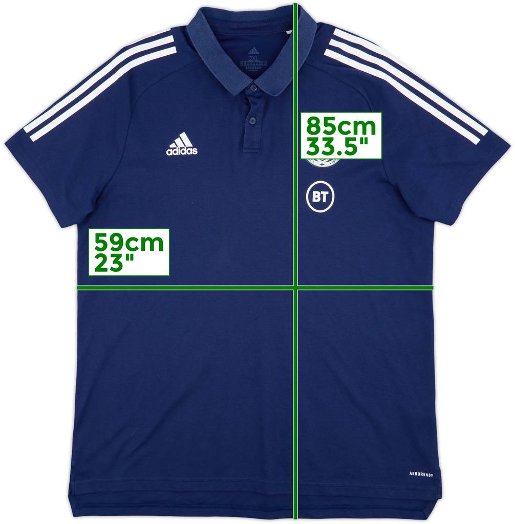 2020-21 Scotland adidas Polo Shirt - 7/10 - (XXL)