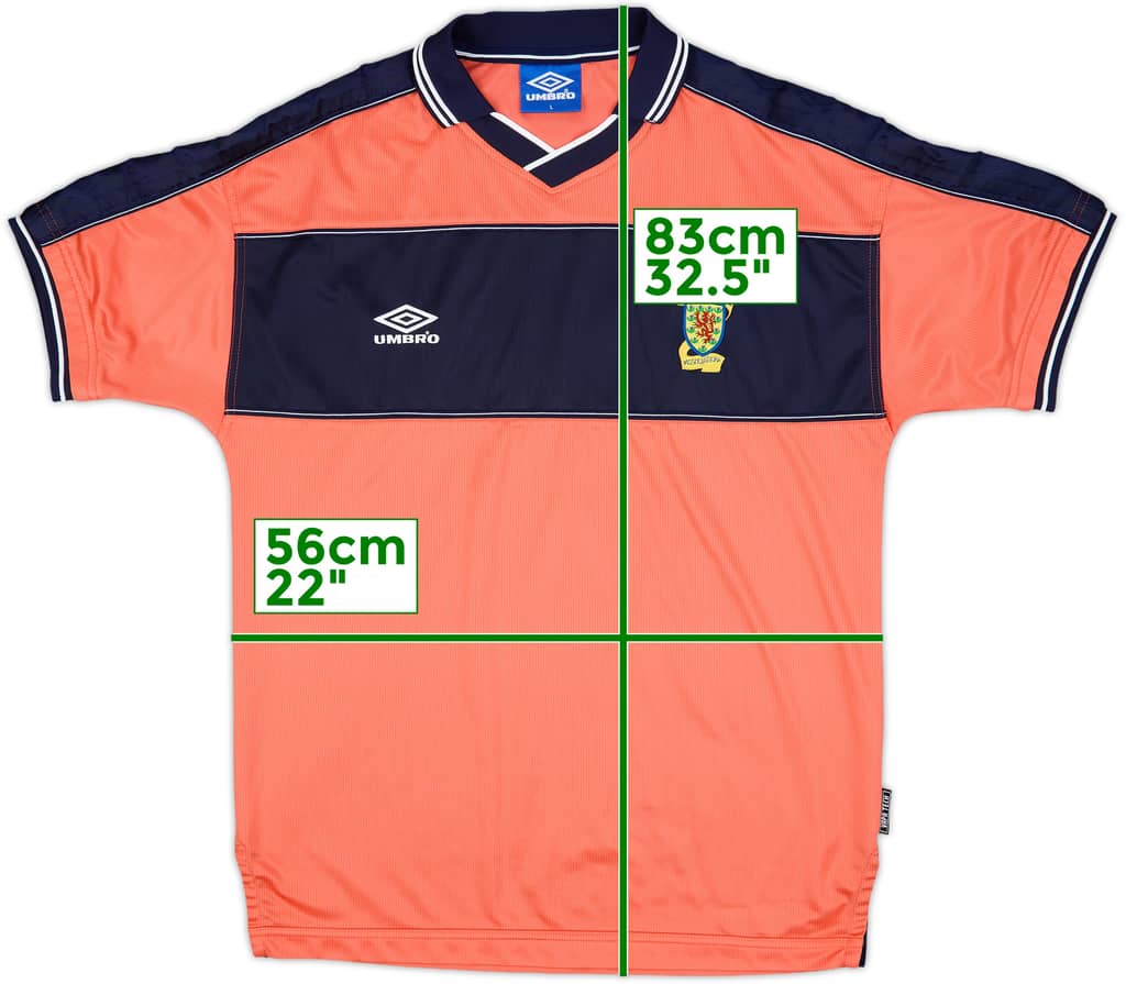1999-00 Scotland Away Shirt - 9/10 - (L)
