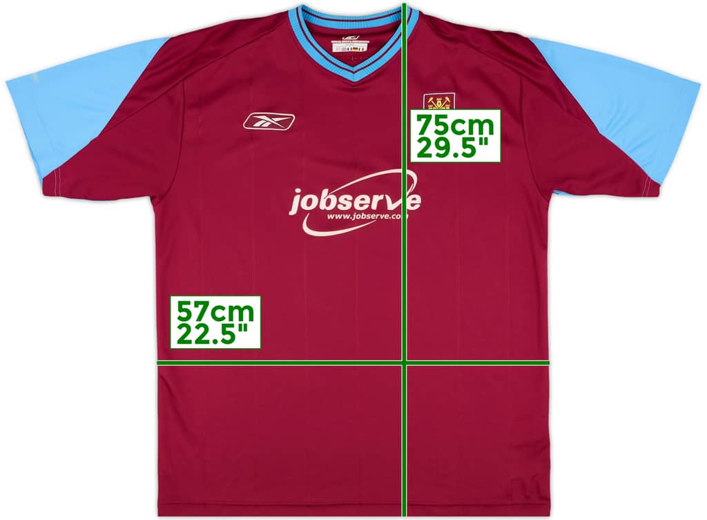 2003-05 West Ham Home Shirt - 9/10 - (L)