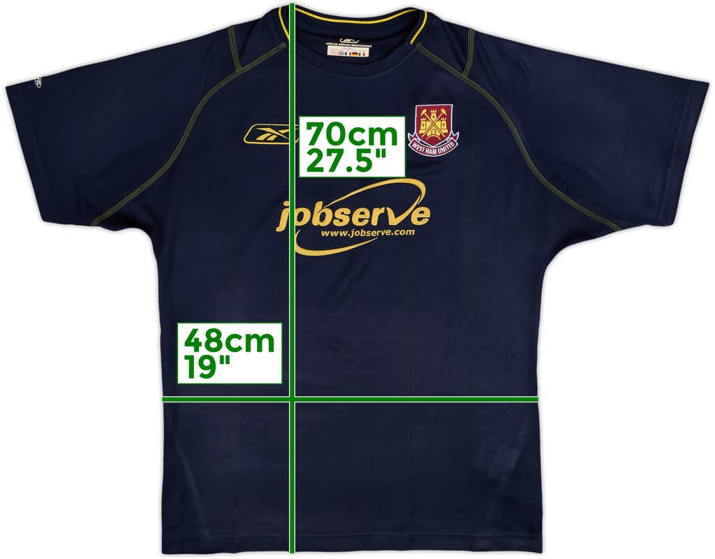 2003-04 West Ham Away Shirt - 6/10 - (S)