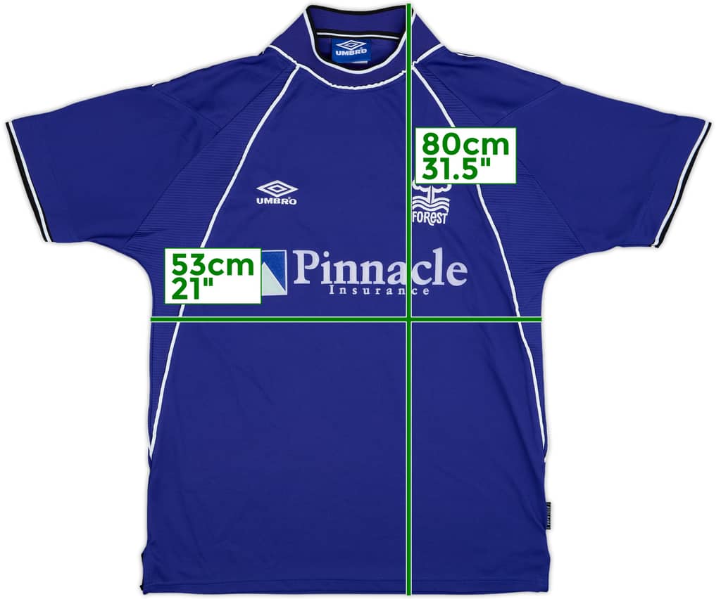 1999-01 Nottingham Forest Away Shirt - 8/10 - (L)