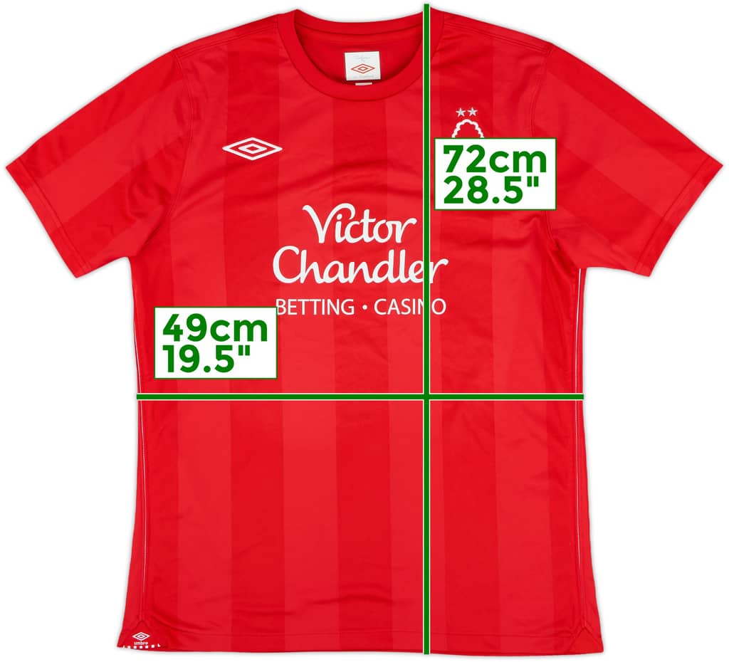 2010-11 Nottingham Forest Home Shirt - 8/10 - (S)