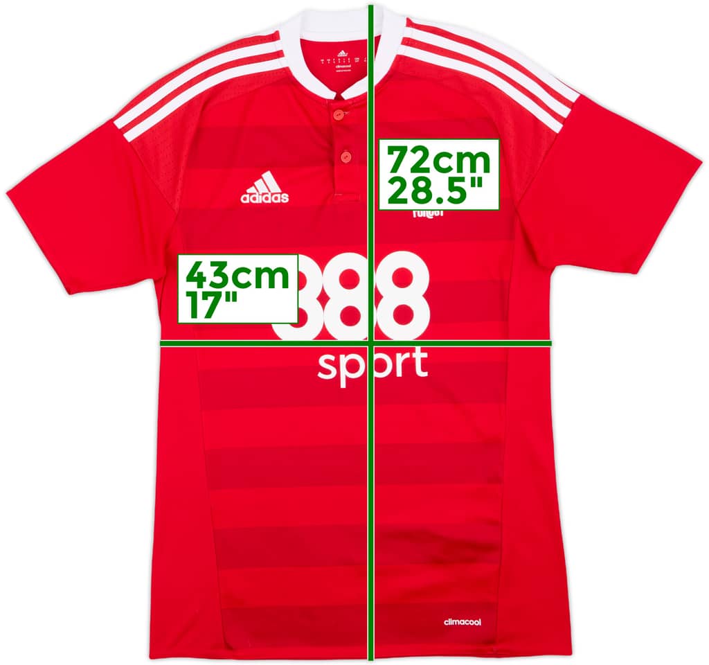 2016-17 Nottingham Forest Home Shirt - 7/10 - (S)