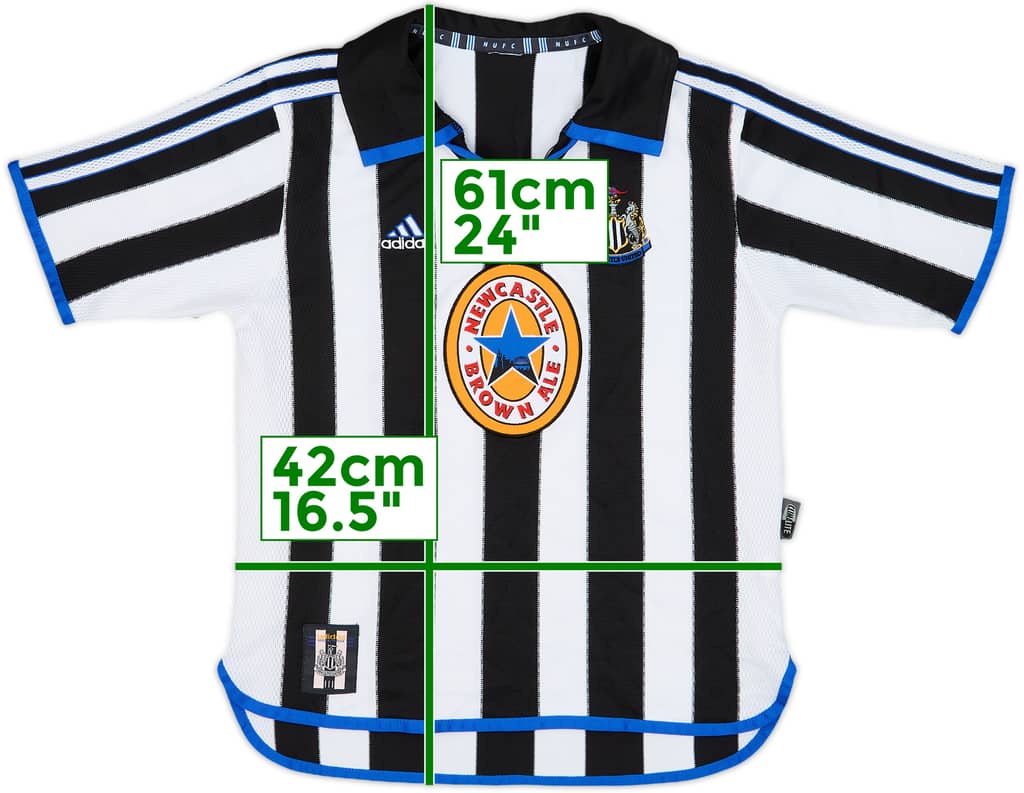 1999-00 Newcastle Home Shirt - 9/10 - (L.Boys)