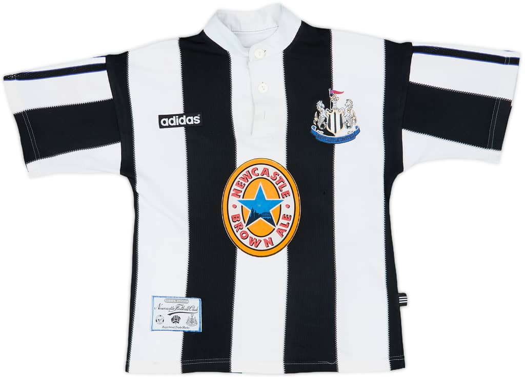 1995-97 Newcastle Home Shirt - 6/10 - (S.Boys)