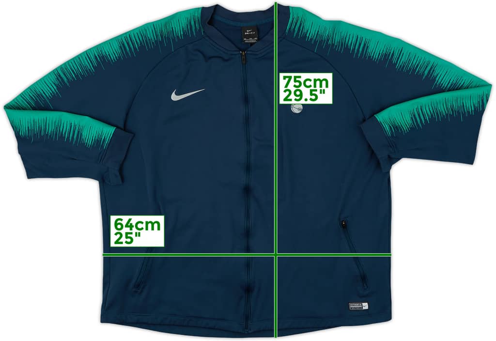 2018-19 Tottenham Nike Track Jacket - 10/10 - (XXL)