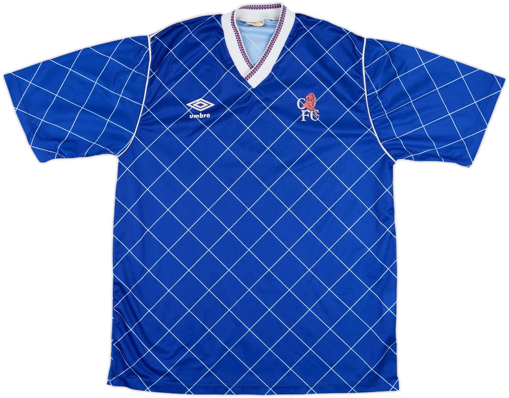 1987-89 Chelsea Home Shirt - 8/10 - (M)