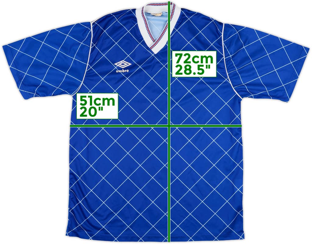 1987-89 Chelsea Home Shirt - 8/10 - (M)