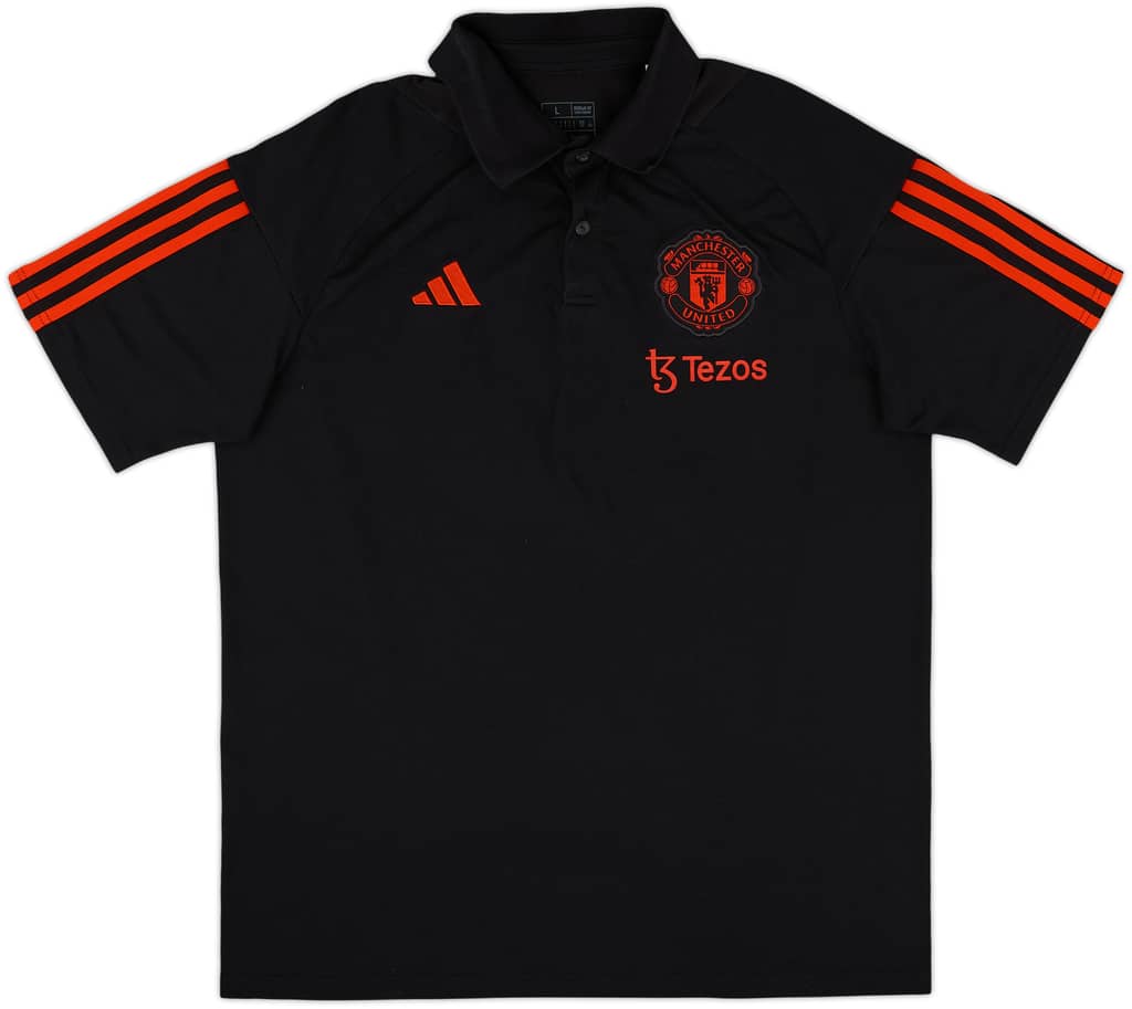 2023-24 Manchester United adidas Polo Shirt - 9/10 - (L)