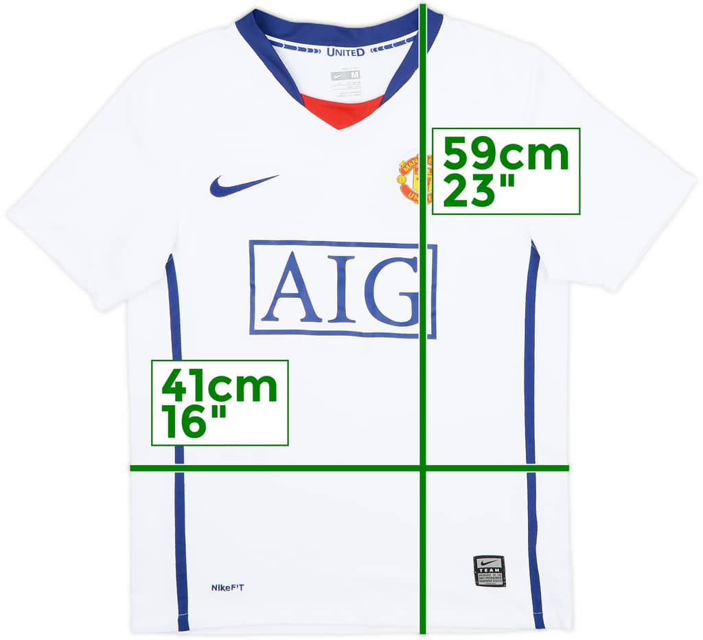 2008-10 Manchester United Away Shirt - 8/10 - (M.Boys)