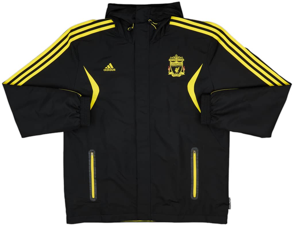 2010-11 Liverpool adidas Hooded Rain Jacket - 10/10 - (L/XL)