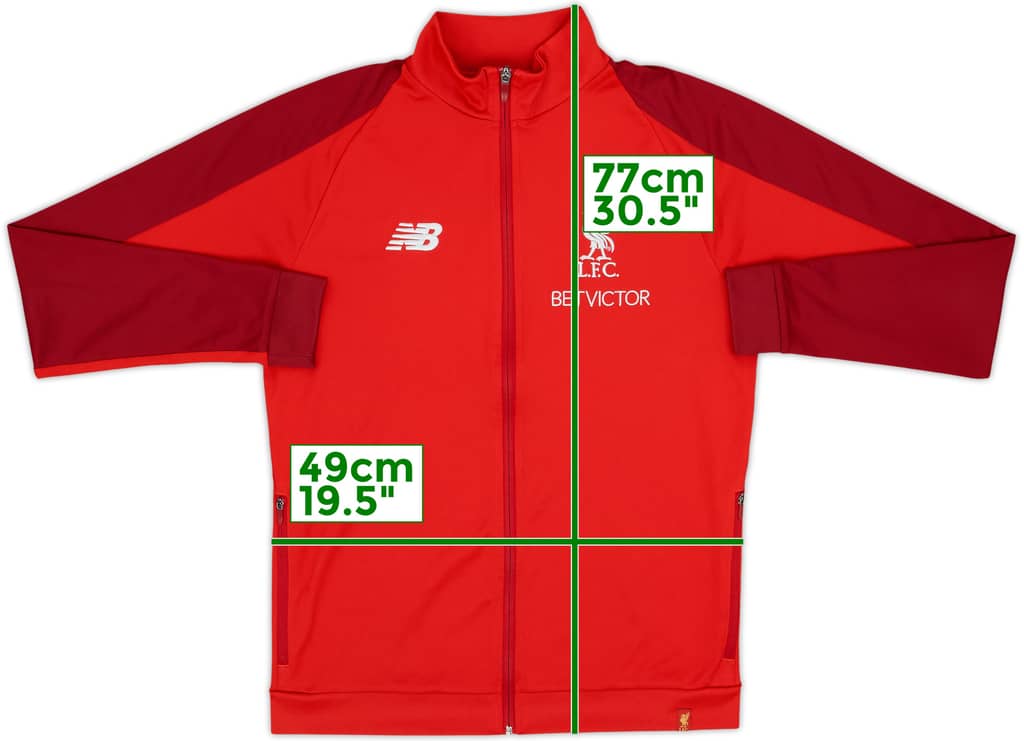 2018-19 Liverpool New Balance Track Jacket - 9/10 - (M)