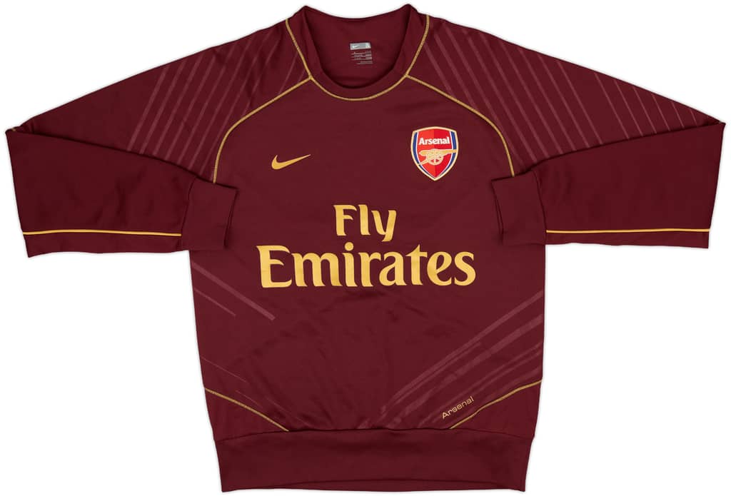 2007-08 Arsenal Nike Sweat Top - 7/10 - (S)